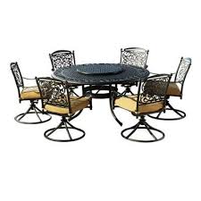 Sunjoy Garden Grove 8 Piece Patio Dining Set L Dn366sal 3 A At The Home Depot Patio Dining Set Metal Patio Furniture Outdoor Dining Set