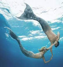 Mermaid And Merman Mermaids And Mermen Mermaid Photography Mermaid Swimming