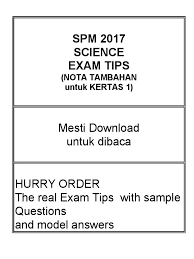 Screencast overview about all nanoworld afm probes series reaches 500 views mark. Spm 2017 Science Exam Tips Mesti Download Untuk Dibaca Nerve Natural Rubber