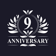 You may also like see more. 9th Anniversary Logo 1220829 Vector Art At Vecteezy