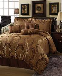 Beautiful Rich Elegant 7 Pc Brown Gold Comforter Set Queen King Size Luxury Comforter Sets Comforter Sets Queen Comforter Sets