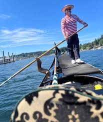 Gondolas make Gig Harbor feel a little like the canals of Venice