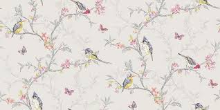 Colourful Birds And Butterflies Wallpaper Phoebe By Albany Grey Wallpaper Wallpaper Direct Teal Wallpaper Albany Wallpaper Bird Wallpaper