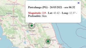 È possibile rimanere costantemente aggiornati sulle scosse di terremoto in italia e nel mondo? Terremoto In Umbria Oggi Venerdi 26 Marzo 2021 Scossa M 2 9 In Provincia Di Perugia Dati Ufficiali Ingv