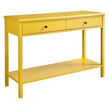 Yellow Console Table For Your Living Room Modern Console Tables Console Table Console Table Decorating Console Table Living Room Charm guests right from the door with an entryway table.