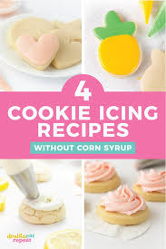 For piping, the icing should resemble the consistency of toothpaste. Sugar Cookie Icing Without Corn Syrup 4 Recipes Design Eat Repeat
