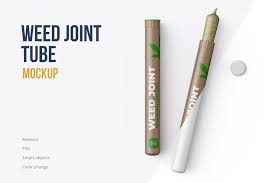 Bottle with dropper cosmetics mockup to showcase your branding packaging design in a photorealistic style. Weed Joint Pre Roll Tubes Mockup Creative Photoshop Templates Creative Market