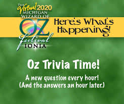 Some are easy, some hard. Michigan Wizard Of Oz Festival The Answer To Trivia Question 16 Somewhere Over The Rainbow And That S The End Of Our 2020 Virtual Michigan Wizard Of Oz Festival Trivia Question Challenge