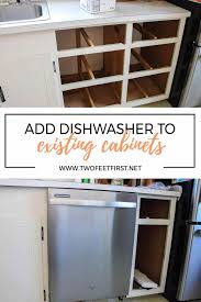 Adding A Dishwasher To Existing Cabinets Kitchen Remodel Software Dishwasher Cabinet Kitchen Renovation