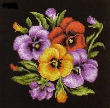 #you will need to have adobe reader installed. Free Cross Stitch Pattern Pansies Diy 100 Ideas