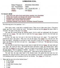 Maybe you would like to learn more about one of these? Contoh Soal Caption Bahasa Inggris Kelas 12 Pilihan Ganda