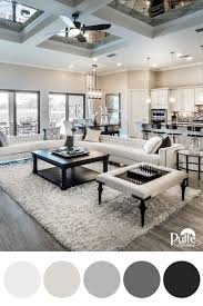 Love The Grey Floors And Dark Furniture Combination Like It For Our Dream Home Apartment Living Room Design Winter Home Decor House Interior