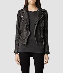 Allsaints Cargo Biker Jacket Womens Biker Jackets Women Cargos All Black Fashion Womens Biker Jacket