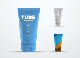 Mockup vector realistic plastic tube for cream or liquid ...