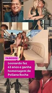 Leonardo faz 63 anos e ganha homenagens dos filhos e da esposa: 'Obrigado por abrir caminhos'