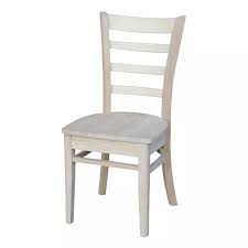 Set Of 2 Emily Side Chair Unfinished International Concepts In 2020 Wooden Dining Chairs Dining Chairs Wood Chair