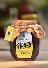 Free Awesome Honey Jar Mockup Zippypixels Honey Packaging Honey Jar Honey Design