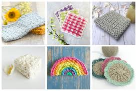 Crochet bathroom accessories free patterns. 25 Quick And Easy Crochet Washcloth Patterns Perfect For Gift Giving Stitch11