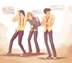 Not sure whether harry's miserable exclamation is a result of the accident or hermione's godawful pun… artistic flair: Shuuut Up I Am Not Like That By Viria13 D4ii1vd Jpg 2753 2437 Harry Potter Universal Harry Potter Marauders Harry Potter