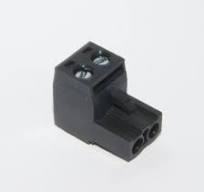 Pluggable Terminal Block, 2 contacts 5.08mm (black)