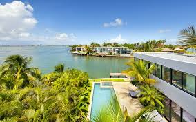 Miami beach is a fairly walkable city in florida with a walk score of 75. Modern Miami Beach House With Tropical Beauty In Florida Home Design Lover