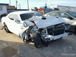 Dodge challenger srt in matt white paint with some large chrome alloys. Dodge Challenger R T 2018 White 5 7l 8 Vin 2c3cdzbt4jh310716 Free Car History