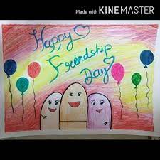 Download high quality happy friendship day clip art from our collection of 65,000,000 clip art graphics. Happy Friendship Day Drawing Easy Step By Step Video Dailymotion