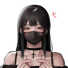 See more ideas about anime girl, dark anime girl, anime. Dark Hair Face Kidmo Anime Girls Mask Brown Eyes Simple Background White Background Anime 5000x5000 Wallpaper Wallhaven Cc