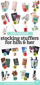But they're one of my favorite parts of christmas. Stocking Stuffer Ideas For Him And Her One Lovely Life