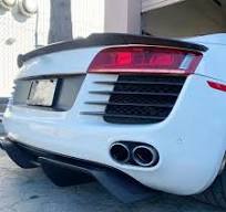 Carbon Fiber Rear Spoiler (3pc) - Audi R8 V8 V10 Gen 1 Coupe 2008-2015