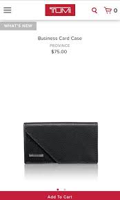 Get up to a $1,200 gift card with your qualifying purchase. Tumi Business Card Case Still In Box Men S Fashion Watches Accessories Wallets Card Holders On Carousell