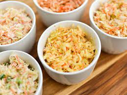 It lacks the creaminess of many coleslaws and instead has only a vinegar tang. 5 Delicious Coleslaw Variations