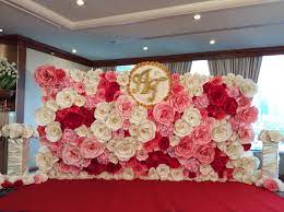 Paper Backdrop Paper Flower Paper Wedding Paper Wedding Decorations Paper Flowers Wedding Paper Flower Backdrop