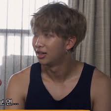 Rm got caught up in the moment. Bts Rm And Taehyung Image 6157452 On Favim Com