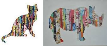Recycler Ses Vieux Magazines En Strip Art Magazine Vieux Magazines Magazine D Art Art En Papier Decoupe
