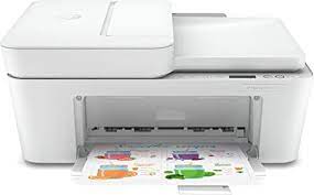 الطابعة المتكاملة hp deskjet plus 4120 للطباعة والنسخ والمسح الضوئي والاتصال اللاسلكي وإرسال الفاكس من الأجهزة المحمولة اللون أبيض 3xv14b amazon ae كمبيوترات
