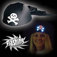 Bring Out Your Inner Pirate With This Light Up Skull Cap This Fun Cap Has A Light Up Hats Halloween Items Halloween Themes