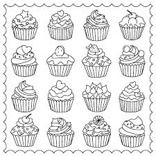 Kawaii is japanese for tiny, cute and cuddly. Cupcake Coloring Page Pages Cup Cake Cupcakes Colouring Free Printable Cute Cupcake Coloring Pages Easy Coloring Pages Free Coloring Pages