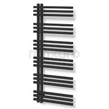 aluminium handdoekradiator kepler mat zwart 1001 watt 55x129 6cm verticaal badkamer tekenen douches badkamer verwarming