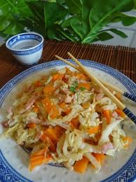 Recette Paleo Chou Chinois Aux Carottes Et Lardons Recette Chou Chinois Recette Recette Paleo Recette Chou