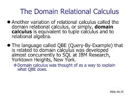 Ppt The Relational Calculus Powerpoint Presentation Free Download Id 5026914
