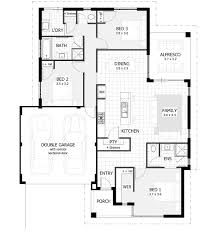 The versatility of having three bedrooms makes this configuration a great choice 3 bedroom house plans can be built in any style, so choose architectural elements that fit your design aesthetic and budget. Floor Plan Bedroom Bathroom House Plans And Home Three Atmosphere Ideas Master With Suites Office Additions Leveling Work Area Apppie Org
