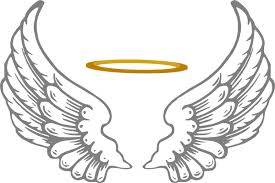 Angel Halo With Wings Hi Png 600 401 Angel Wings Art Angel Wings Drawing Angel Wings Decal