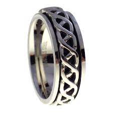 Celtic Spinner Ring Stress Reliever Worry Ring Stainless Steel Rings Stainless Steel Wedding Bands Steel Ring