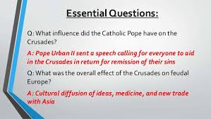 The nature of crusades was unsuited to the defence of the holy land. Cause Effect Of The Crusades The Black Death