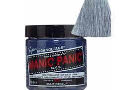 A color remover takes away the added color pigments, leaving you with your natural hair. Dick Smith Manic Panic Blue Steel Hair Dye 118 Ml Hair Care Pantry
