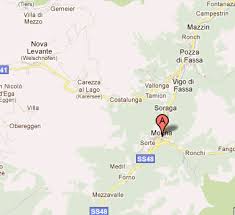 Mappa val di fassa con le attività premium. Moena Trento Guida E Foto