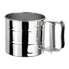 Idealisk Flour Sifter Ikea Flour Sifters Stainless Steel Measuring Cups Ikea