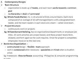 organizational theory design and development unit ii