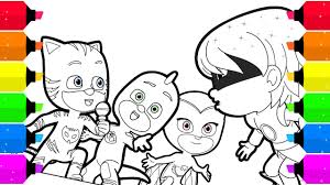 Download printable funny cat beast boy coloring page. Pj Masks Coloring Page Singing Catboy Gekko Owlette Youtube